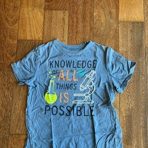 Gymboree Blue Short Sleeve Graphic Tee